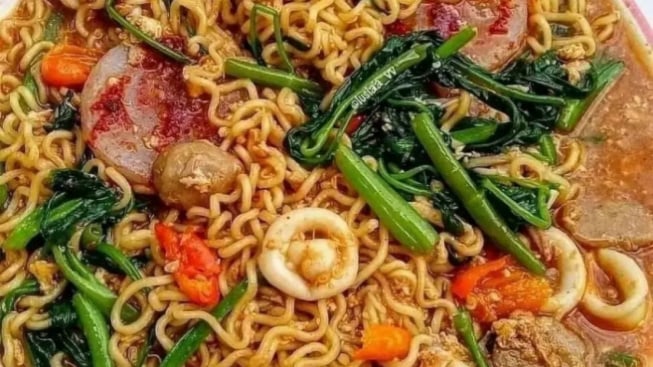 Resep Mie Indomie Kangkung Spicy, Menu Makanan yang Rasanya Enak dan Sangat Menggugah Selera