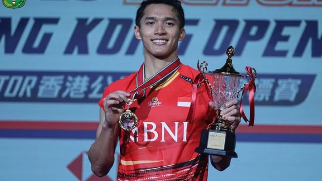 Jonathan Christie Berhasil Duduki Podium Tertinggi Hong Kong Open 2023